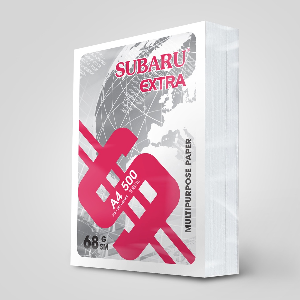 Giấy Subaru Extra 68A4 - 500 tờ,Giấy in/ photo Á4 giá rẻ, tiện dụng dành cho văn phòng.