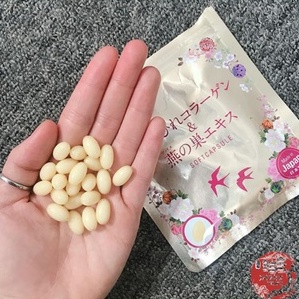 Viên uống Koharu Collagen tươi chiết xuất tổ yến Nhật Bản - Túi 30 viên