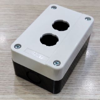 Hộp nút nhấn 2 lỗ phi 22 NP2-B02 Chint