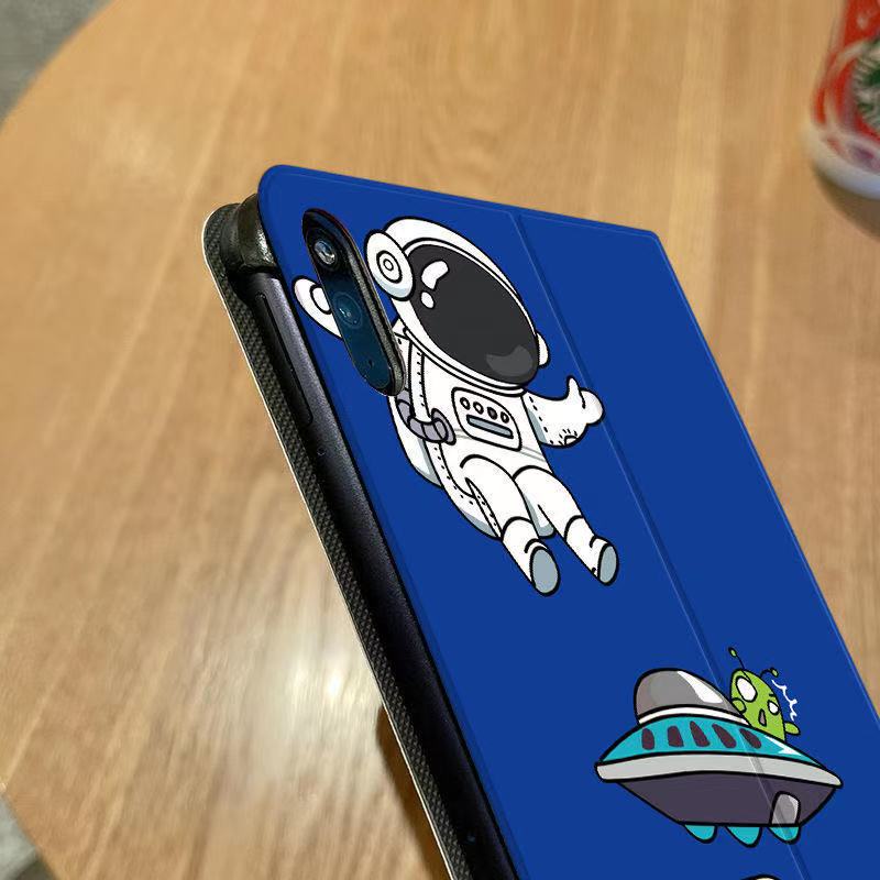 Ốp Máy Tính Bảng Hình Phi Hành Gia Vũ Trụ UFO Cho apple ipad air ipad mini123456 Bao Da Máy Tính Bảng Thời Trang Cho ipad 9.7inch 8.3inch 7.9inch 10.2inch 11inch Ốp