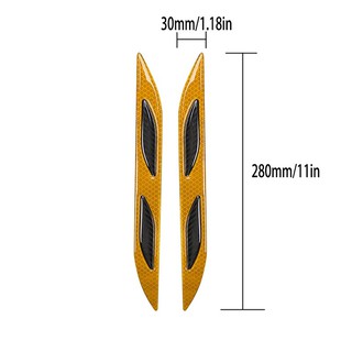Mang cá phản quang dán xe ô tô MC034 vàng