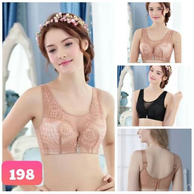Áo lót 198 ren lưới bản lưng to loại 1(hàng có sẵn)