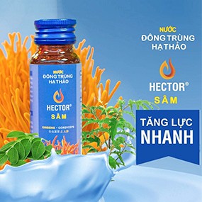 Nước Đông Trùng Hạ Thảo Hector Sâm Hộp 10 Chai