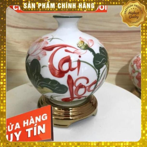 Giá hủy diệt -  Bình hút tài lộc mini gốm thủ công  Bát Tràng