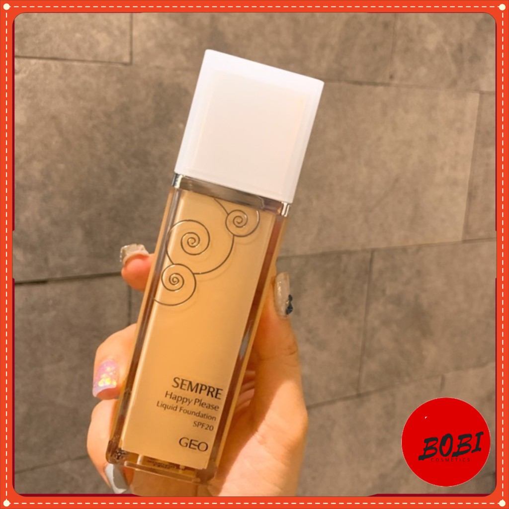 [FREESHIP 50K] Kem nền trang điểm Geo Sempre Happy & Please Liquid Foundation