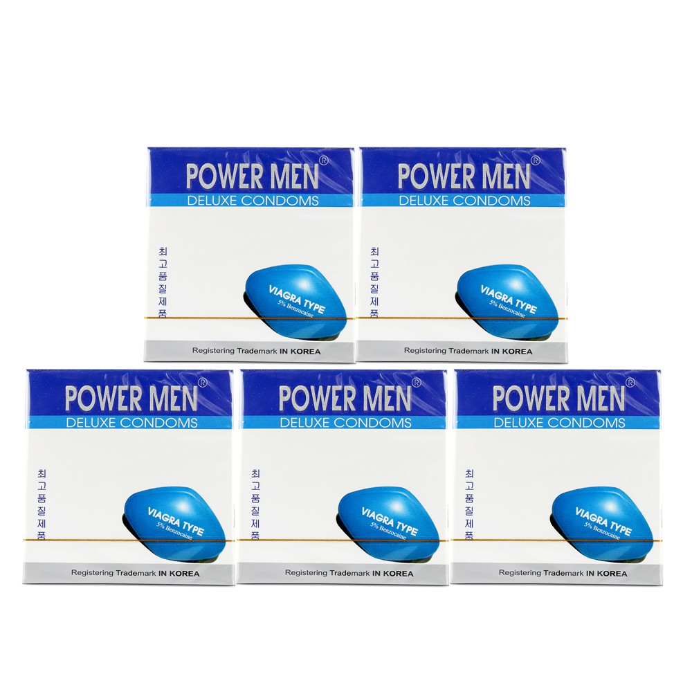 Bao cao su Power Men Viagra Type trơn siêu mỏng tăng thời gian quan hệ (hộp 3c)