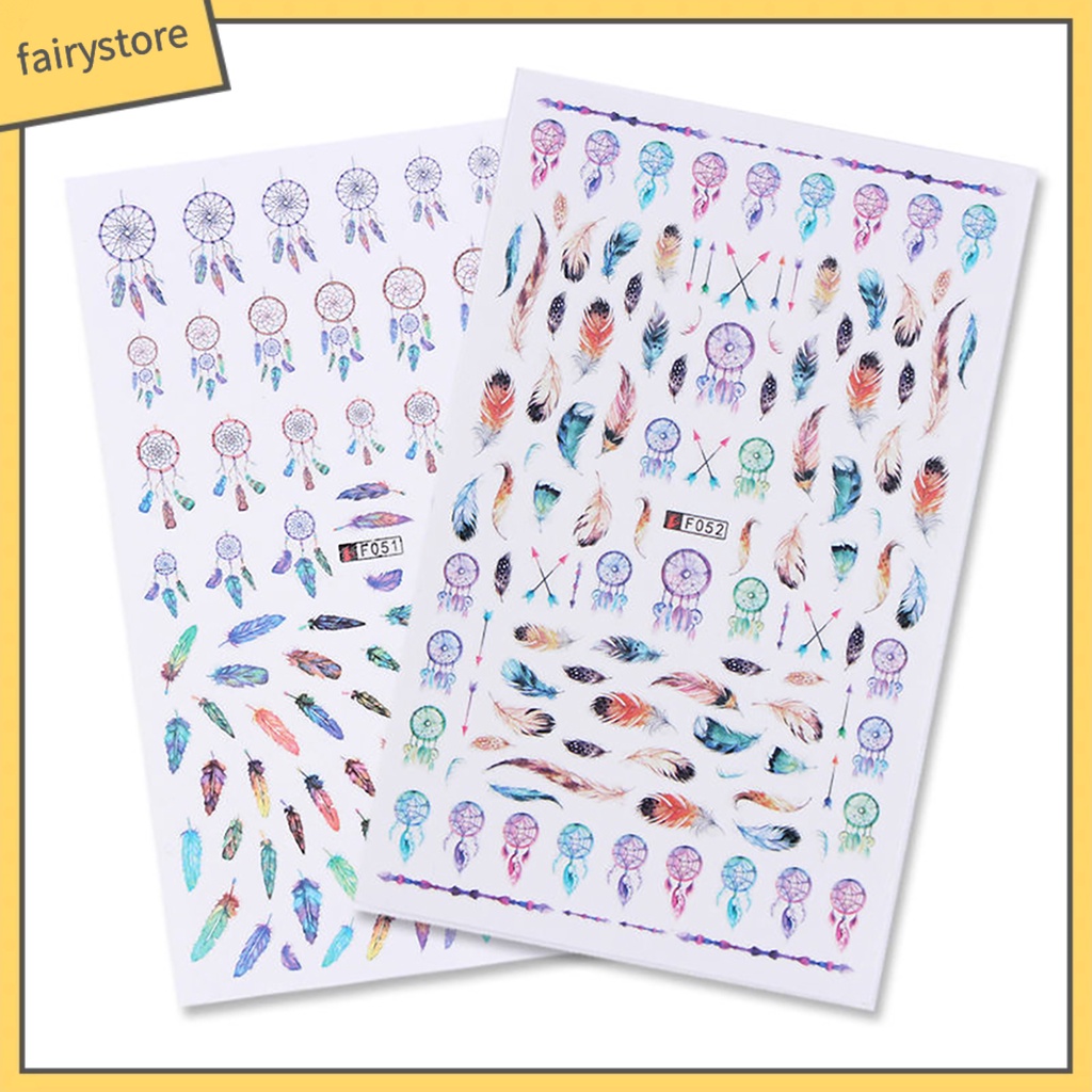 [Hàng mới về] Tấm hình dán trang trí móng tay nghệ thuật chuyên dụng chất lượng cao