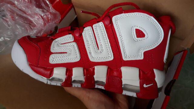 NEW CTY [FreeShip] [Xả Giá Sốc]. GIẦY THỂ THAO SNEAKER AIR MORE UPTEMPO ĐỎ TRẮNG uy tín P new ༗ hot ↢