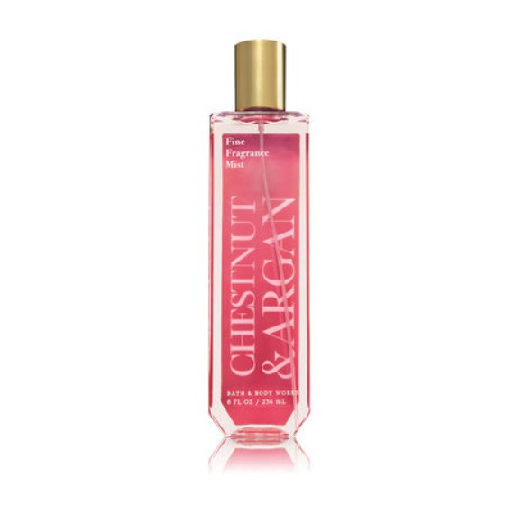Nước hoa xịt thơm nữ Bath & Body Works Chestnut & Argan Fine Fragrance Mist 236ml (Mỹ)