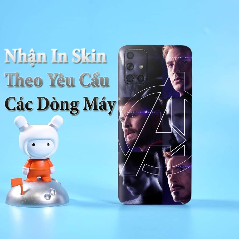 Miếng Dán Skin Điện Thoại In Hình Avenger 3 Cho Iphone 6/ 7/ 8/ X/ XS/ 11/ 11 Pro Max Và Các Dòng Máy Android