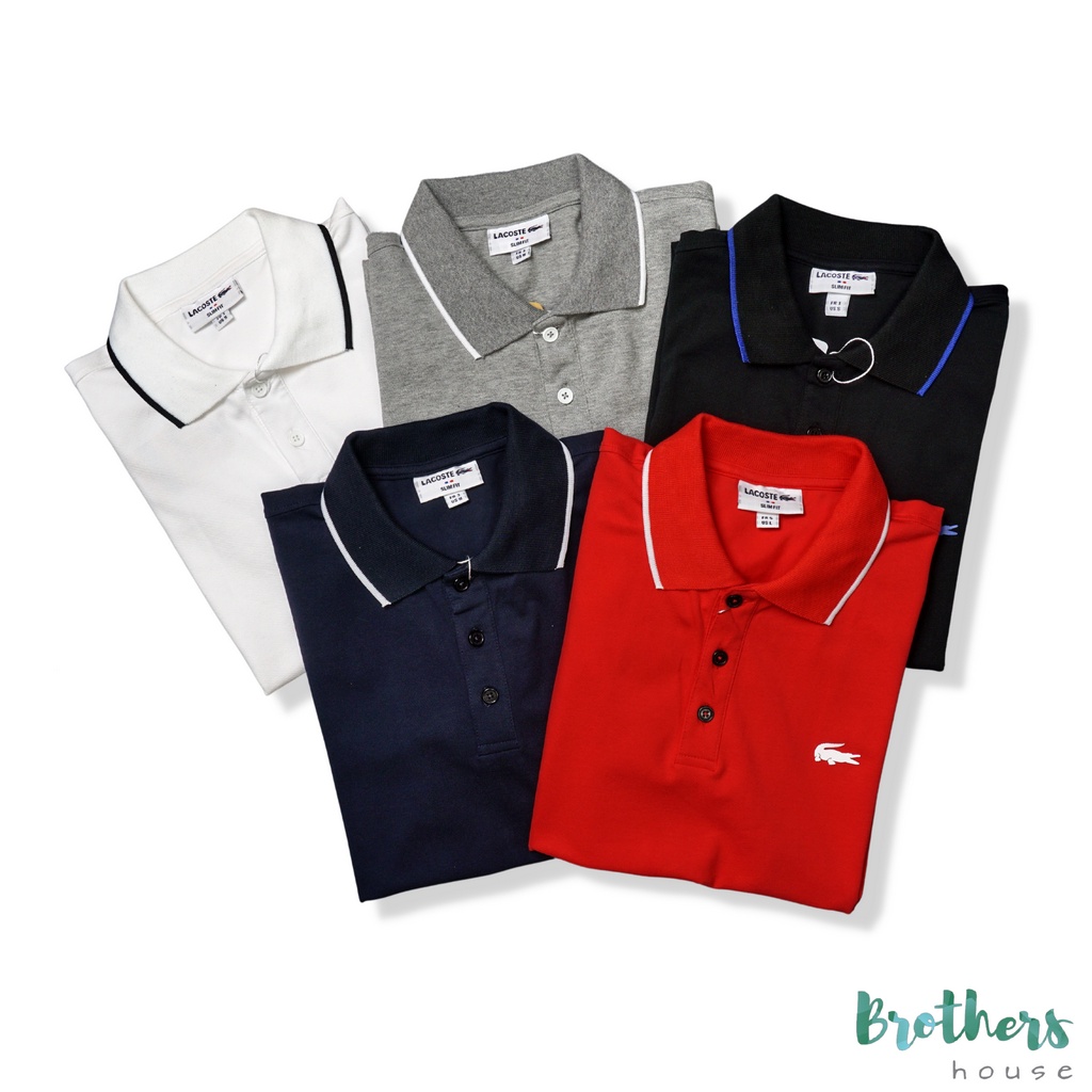 |Xịn cao cấp| Áo polo nam Lacos.te viền cổ trẻ trung, mặc bao sang
