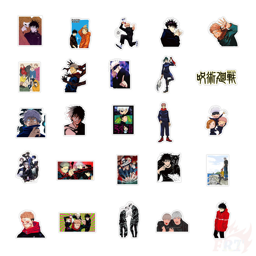 ❉ Jujutsu Kaisen - Series 02 Anime Yuji Itadori Stickers ❉ 50Pcs/Set Waterproof DIY Fashion Decals Doodle Stickers