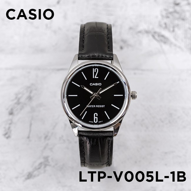 Đồng hồ nữ dây da Casio chính hãng LTP-V005L-1BUDF (28mm)