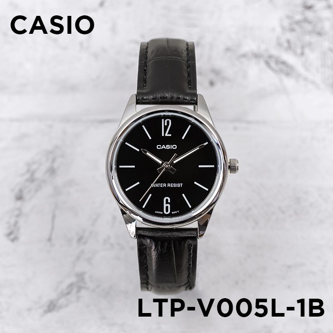 Đồng hồ nữ dây da Casio chính hãng LTP-V005L-1BUDF