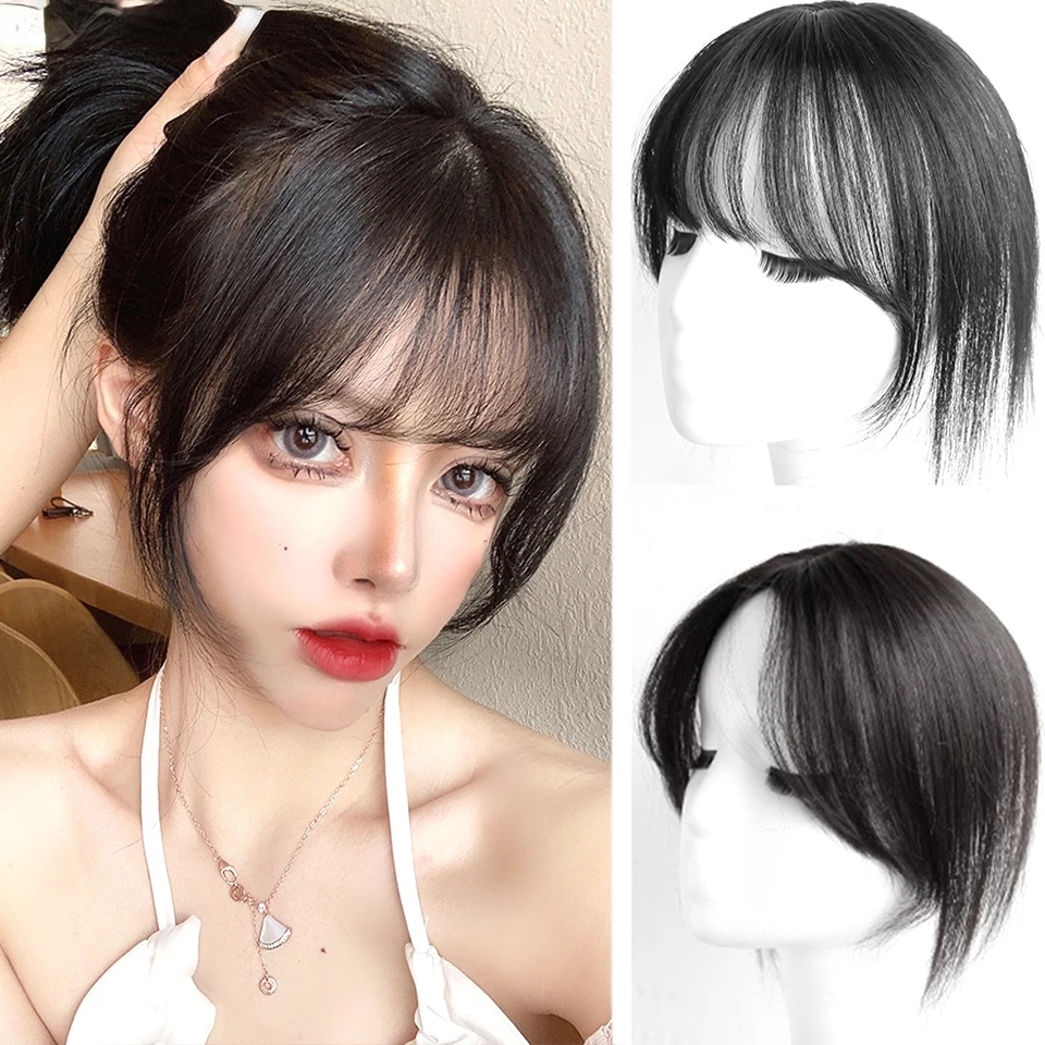 Bộ Tóc Giả 2 Kẹp Bằng Sợi Tổng Hợp Chịu Nhiệt Độ Cao Vỏ Bọc Tóc Giả Có 2 Kẹp Cho Bạn Gái