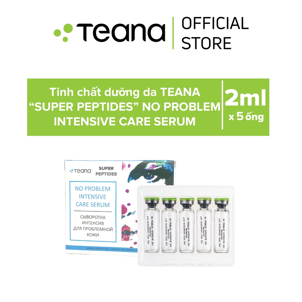 Serum Teana Super Peptides No Problem Intensive Care giảm sưng, đẩy & gom cồi mụn, giảm tiết dầu