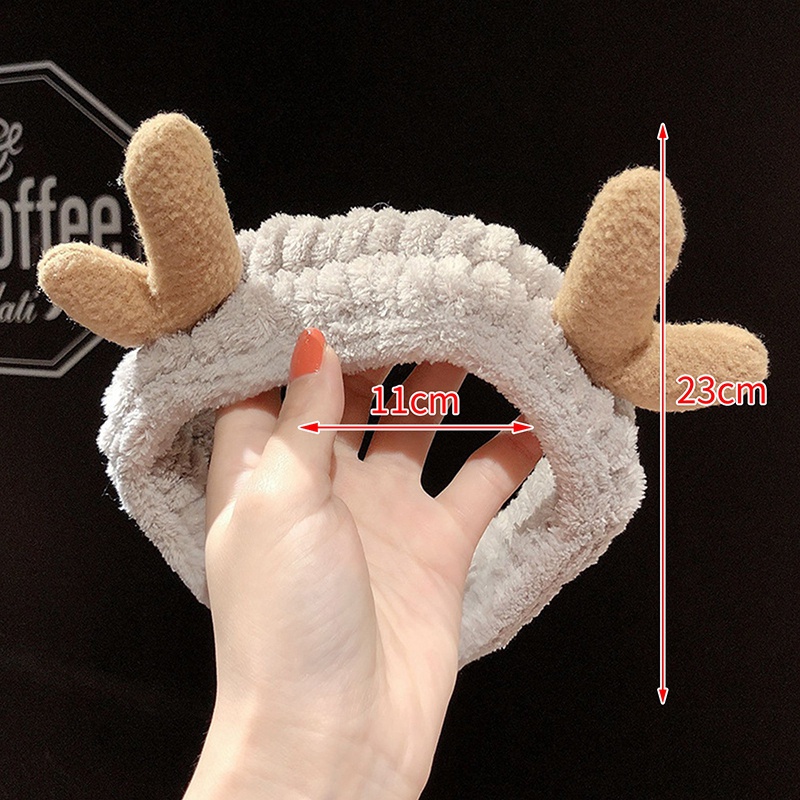 Băng đô cài tóc rửa mặt Hình Tai Thỏ Dễ Thương