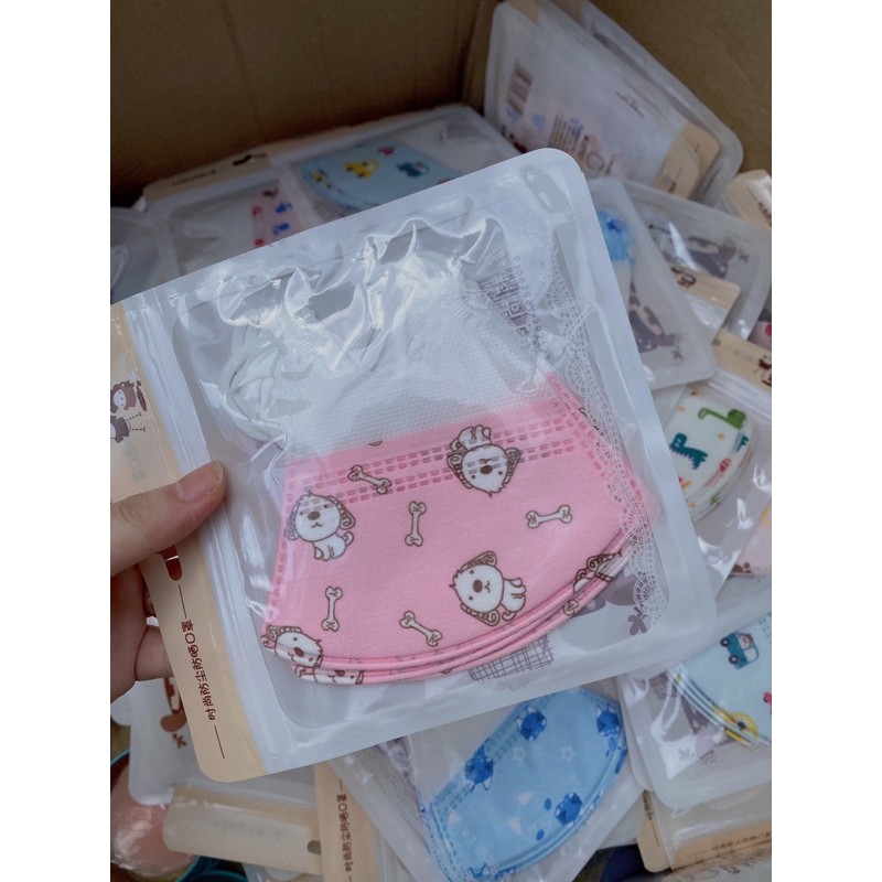 Set 10 KHẨU TRANG 3D CUTE CHO BÉ TỪ 3 THÁNG ĐẾN 10 TUỔI, DÀNH CHO TRẺ EM | BigBuy360 - bigbuy360.vn