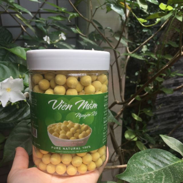 500gr viên mầm đậu nành nguyên xơ tăng vòng 1, đẹp da, cân bằng nội tiết tố nữ có giấy chứng nhận ATTP