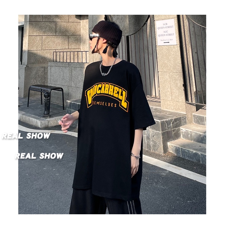 Áo Thun Tay Ngắn Dáng Rộng In Hình Thời Trang Dành Cho Nữ