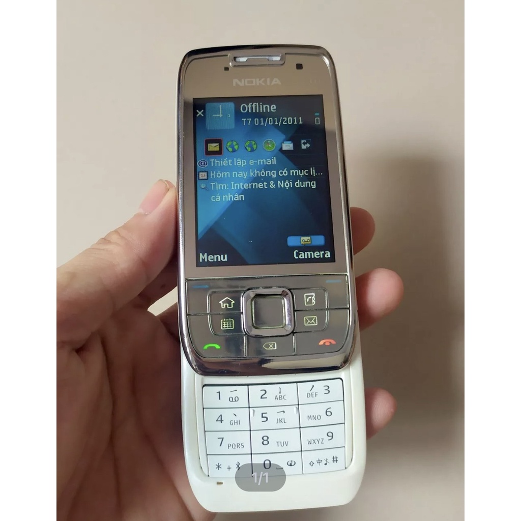 Điện thoại nắp trượt nokia E66 giá rẻ-Bảo hành 12 tháng
