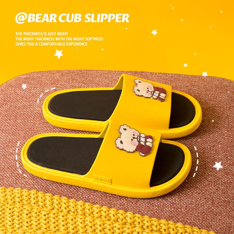 Dép quai ngang nữ Popular BEAR siêu cute 2021 CHỌN TĂNG 1 Size