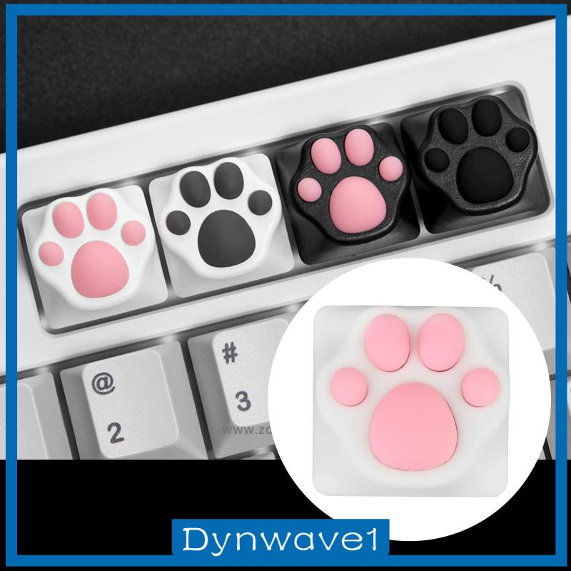 [DYNWAVE1] Custom Gaming Keycaps Machinery Keyboard keycaps Cat paw Shape ABS Base for ESC Key, Cat Claw for Cute Keyboard