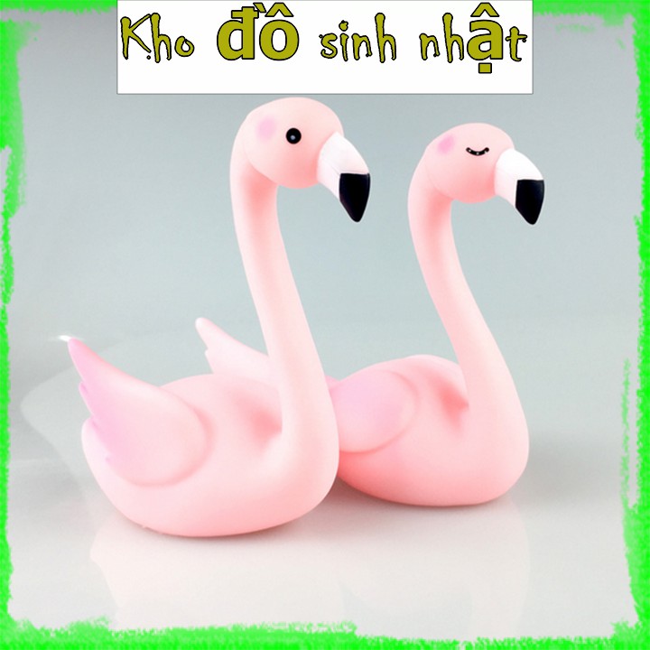 ♥TặngQuà♥] Bộ 2 thiên nga hồng - Trang trí bánh kem, trang trí bánh Gato, trang trí bánh kem, trang trí bánh sinh nhật