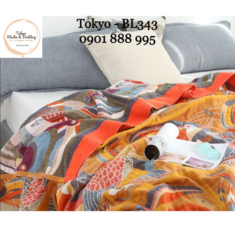 S88_Chăn Xô Organic Cotton Dòng Cao Cấp