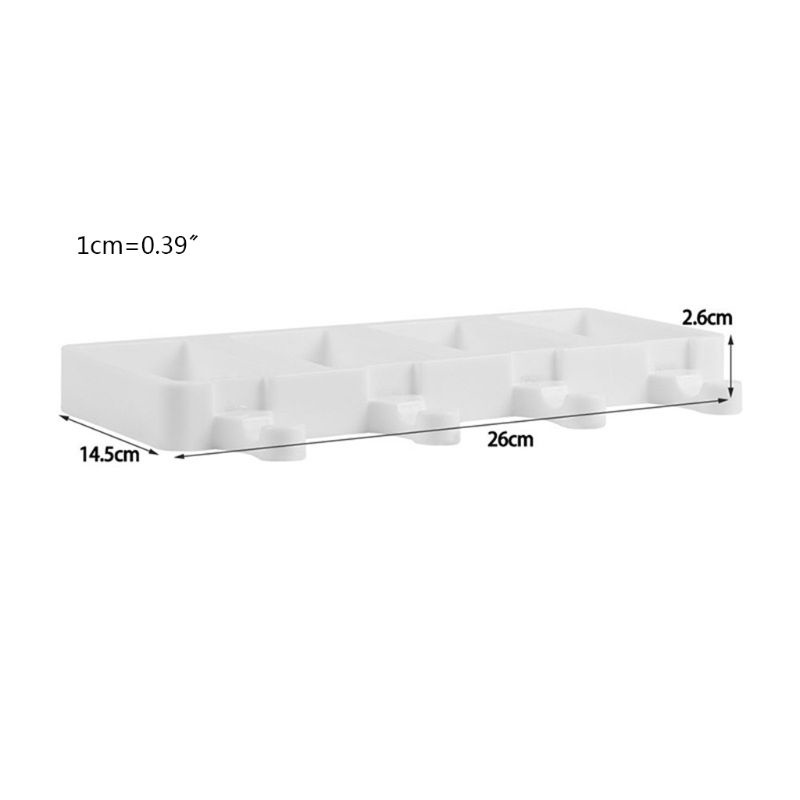 Khuôn Silicone Làm Kem Que 4 Ngăn Tiện Dụng