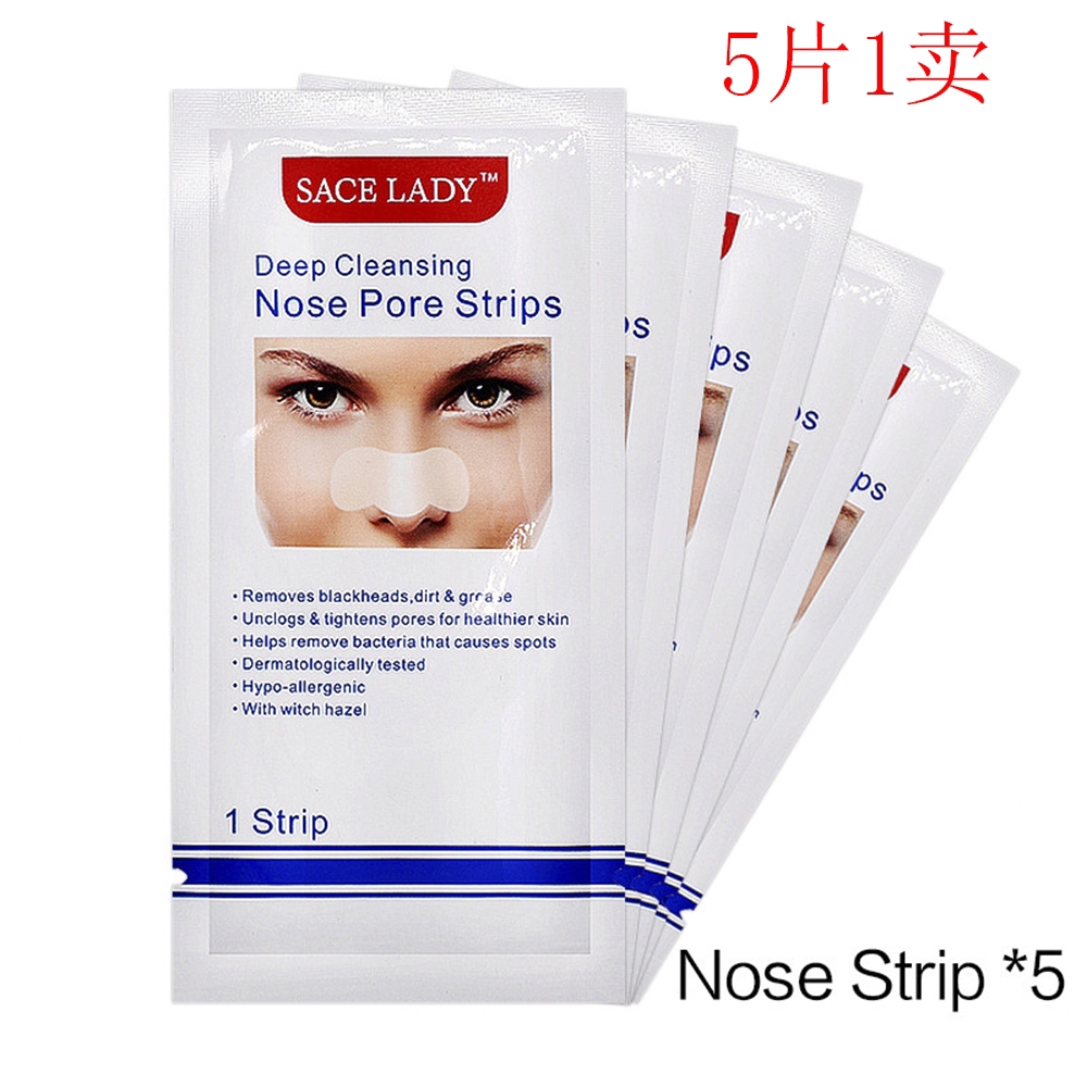Set 5 Miếng Dán Mũi Lột Mụn Đầu Đen Sace Lady
