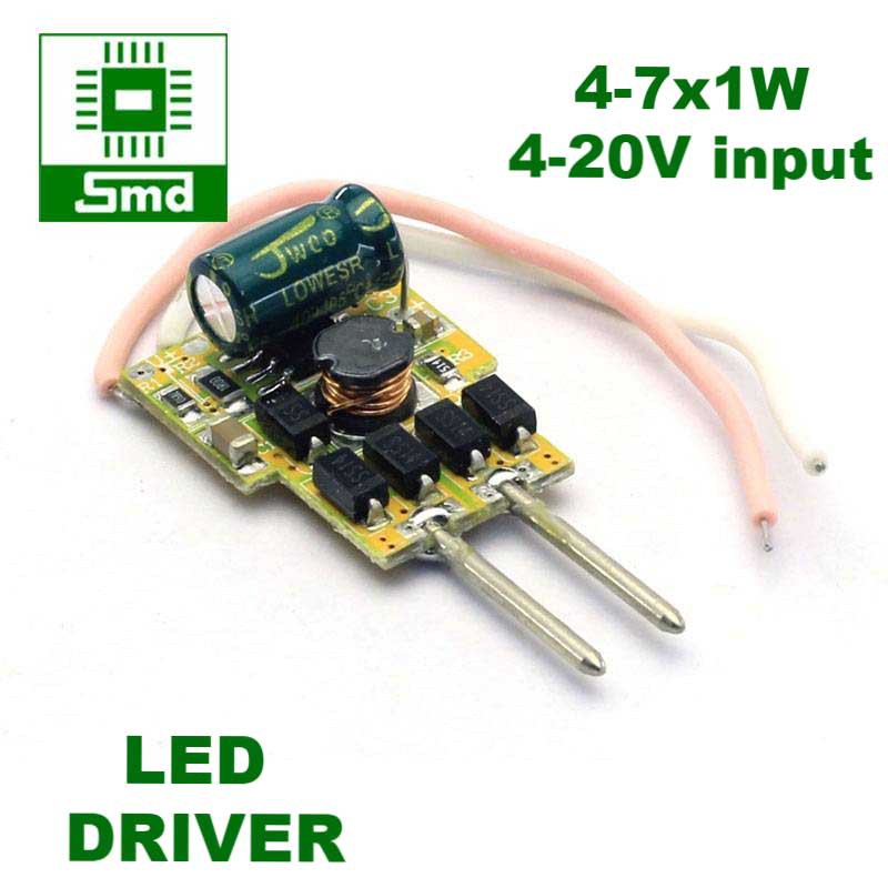 Led driver 4-7x1W  4-20V (Boost)