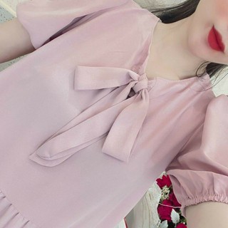 Váy bầu thời trang thiết kế V212 chất lụa hàn siêu mát