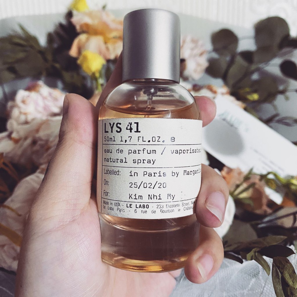 Nước hoa L.e L.a.bo Lys 41 - 10ml 𝗔𝘂𝗿𝗼𝗿𝗮'𝘀 𝗣𝗲𝗿𝗳𝘂𝗺𝗲 𝗦𝘁𝗼𝗿𝗲 ®️