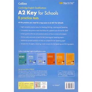 Sách Cambridge English Qualification - A2 Key For School - 8 Practice Tests