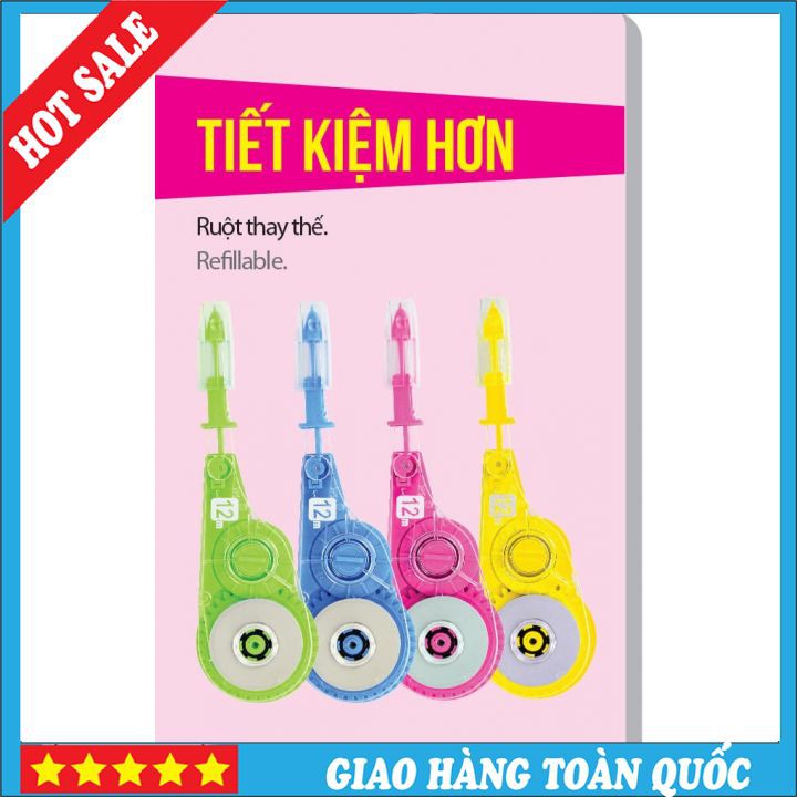 💗CHÍNH HÃNG💗Ruột băng xóa plus  WH- 105TR