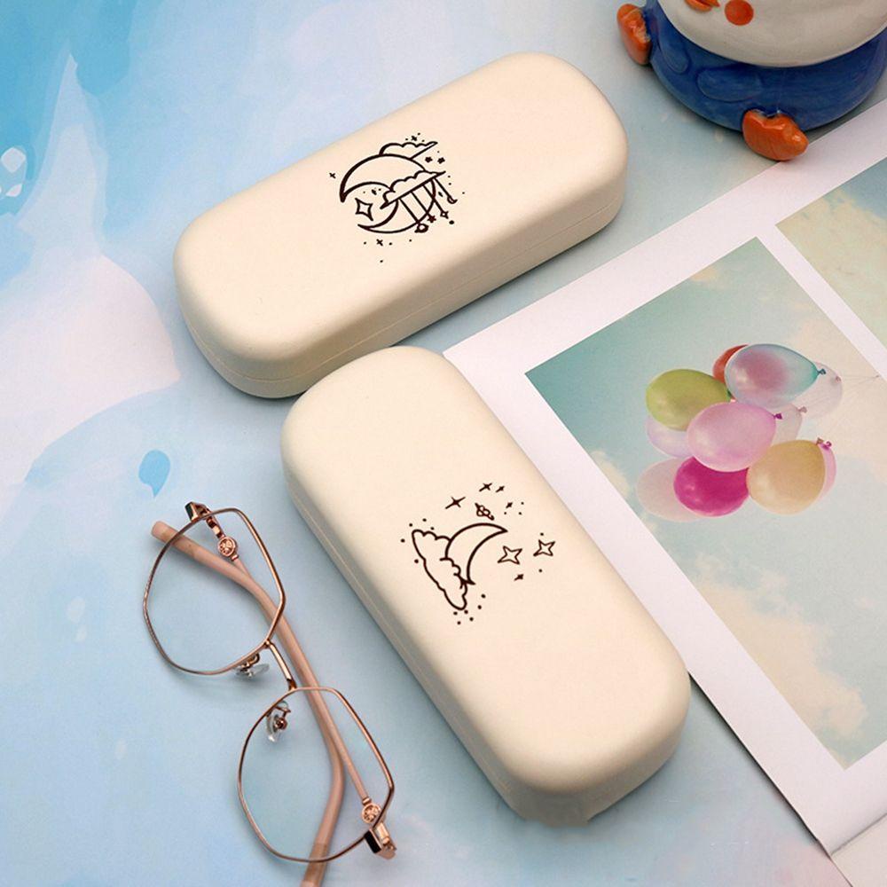 Hộp Đựng Mắt Kính Bằng Da PU Họa Tiết Hoạt Hình Lấp Lánh Cho Nữ Ốp