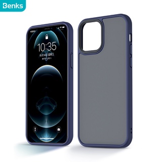 [Benks Official] Benks Matte Material Skin Feeling Case for IPhone 13 12 Mini Pro Max PC+TPU Anti-fall Protect Case Shockproof Dirt-resistant
