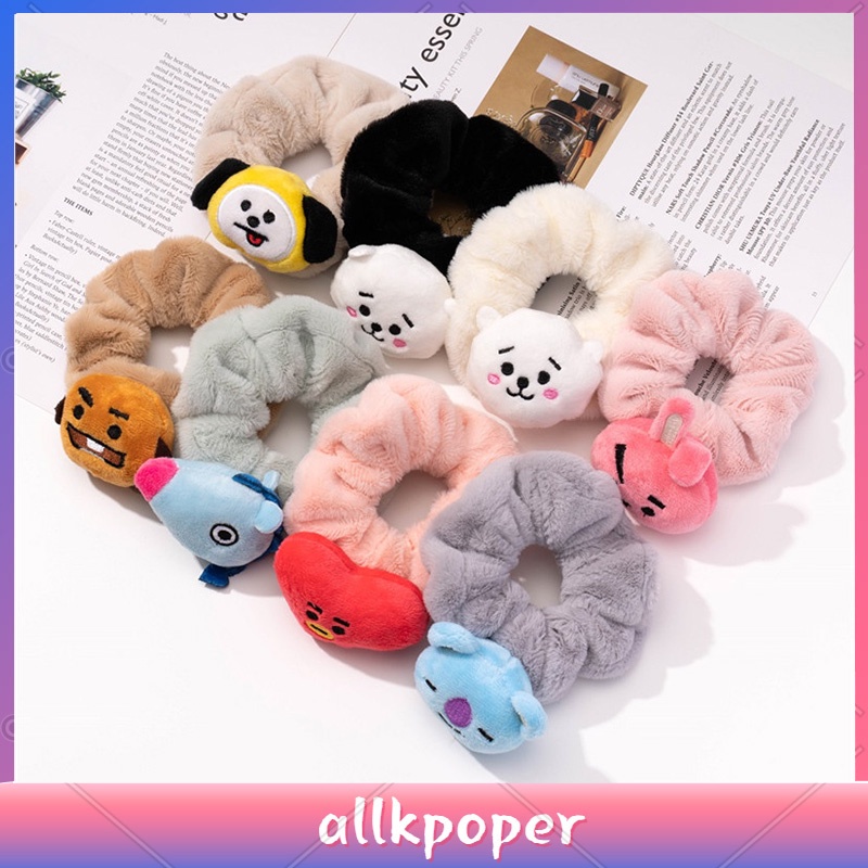 Dây cột tóc hình bt21 dễ thương
