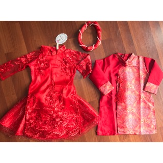 Combo 2 áo dài gái áo sơ mi quần và túi