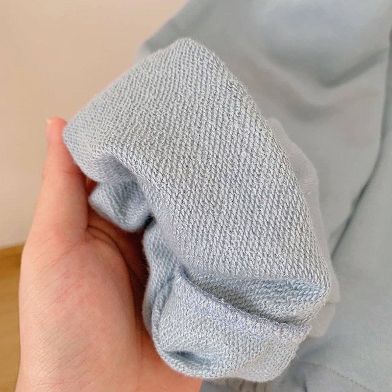 Áo Sweater Polo OZY màu XANH Phối Cổ Trắng Form Rộng Ulzzang Unisex 🖤 Nam nữ unisex 🖤 | BigBuy360 - bigbuy360.vn