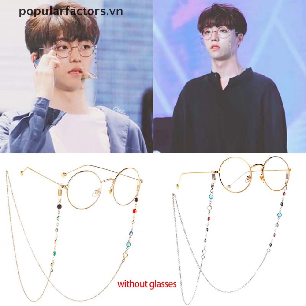 Dây Đeo Mắt Kính Gắn Giá Đỡ Mắt Kính Phong Cách Punk