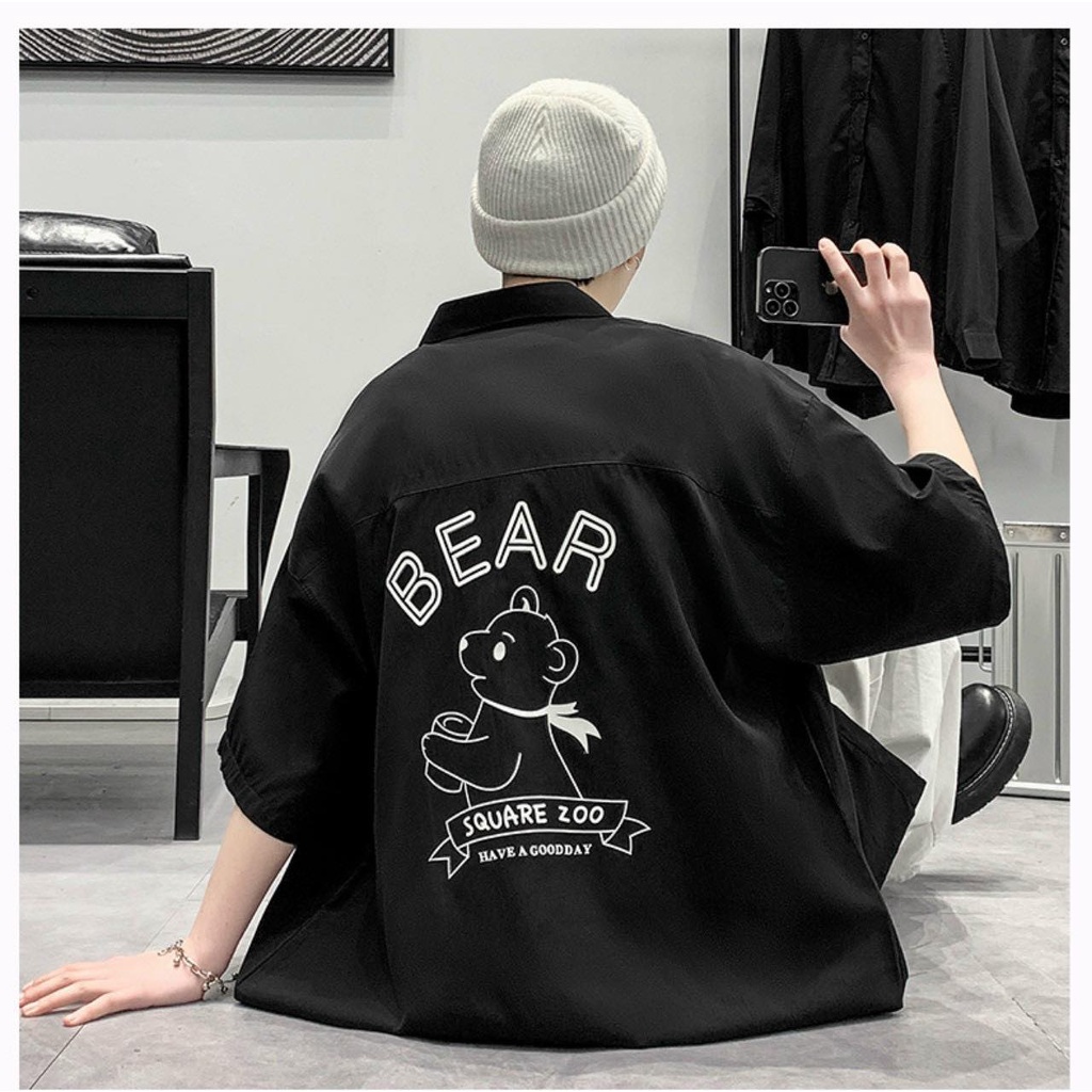 Áo sơ mi ngắn tay phong cách hàn quốc thời trang nam dễ phối đồ