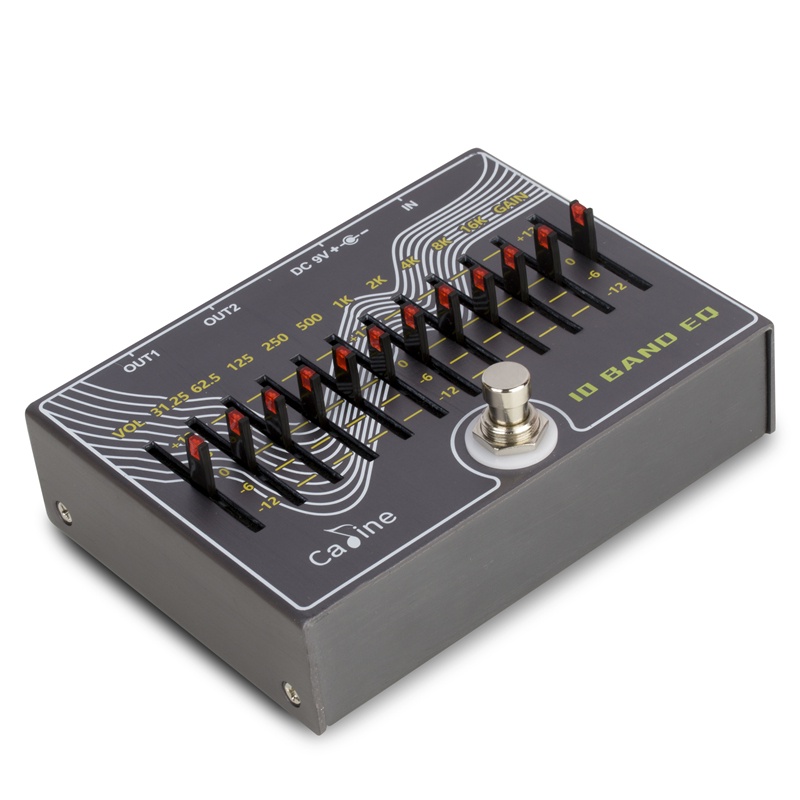 Bàn Đạp Hiệu Ứng Đàn Guitar Caline CP-81 10 Band EQ Phiên Bản Âm Lượng 3.0