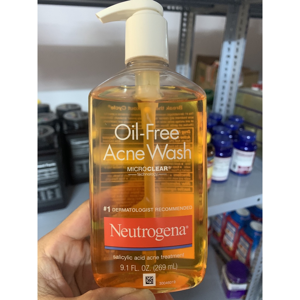 Sữa Rửa Mặt Neutrogena Oil Free Acne Wash (269ml)