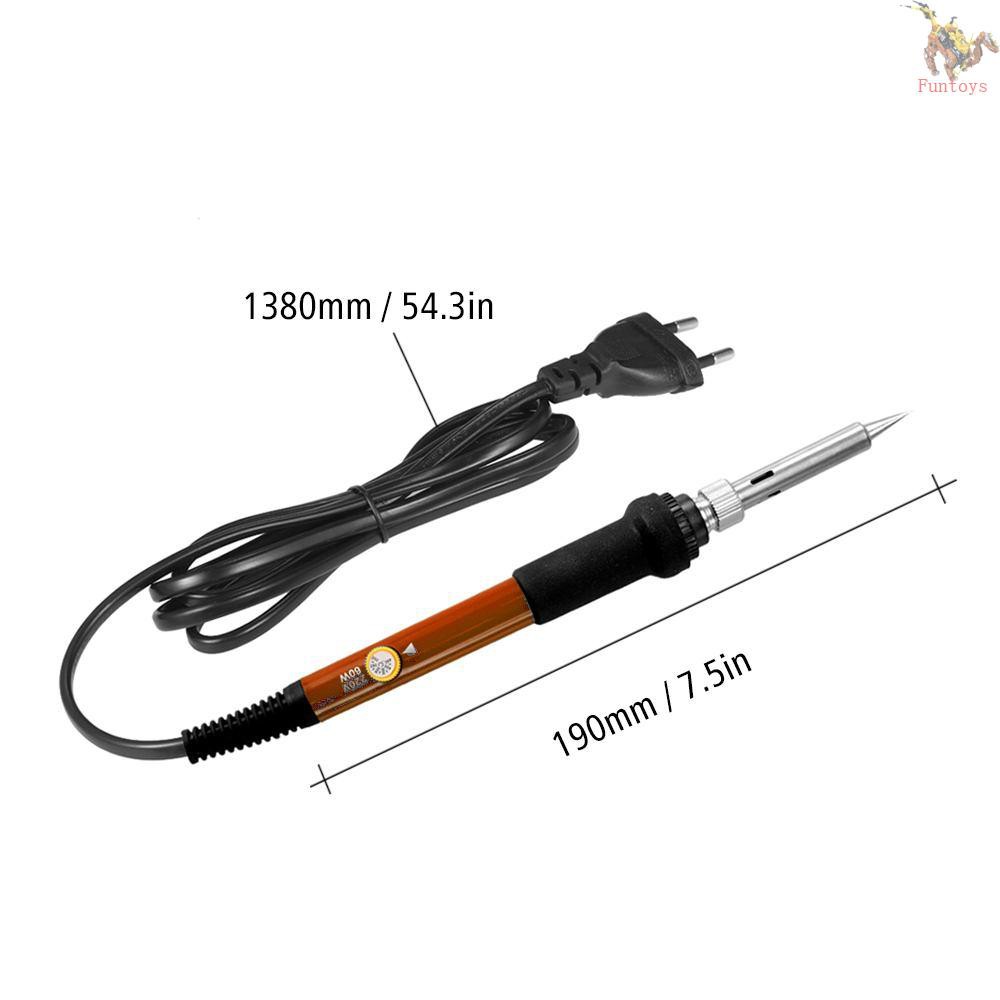 FUTO 60W Professional Electric Adjustable Temperature 200-450℃ Soldering Iron Welding Repair DIY Hand Tool