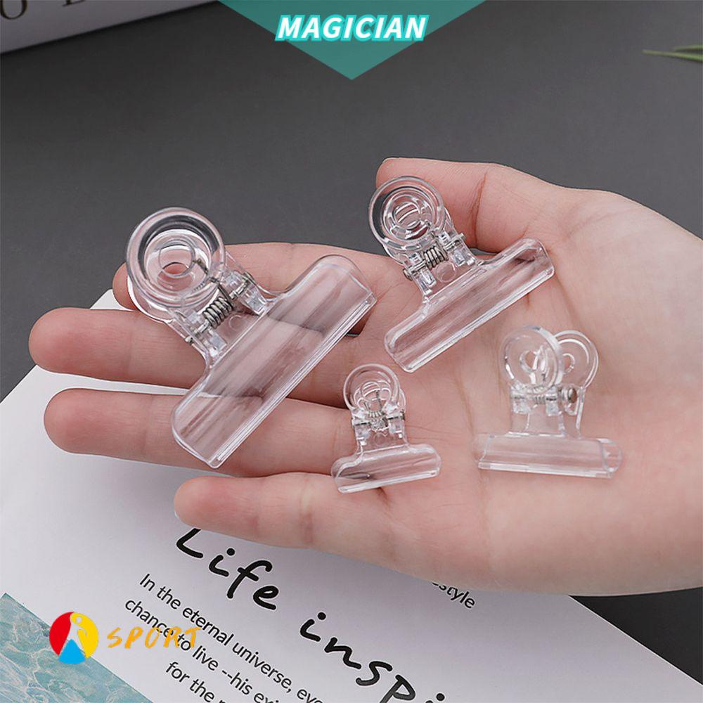 Kẹp Giữ Tài Liệu Bằng Nhựa Acrylic Trong Suốt Đuôi Dài Tiện Dụng