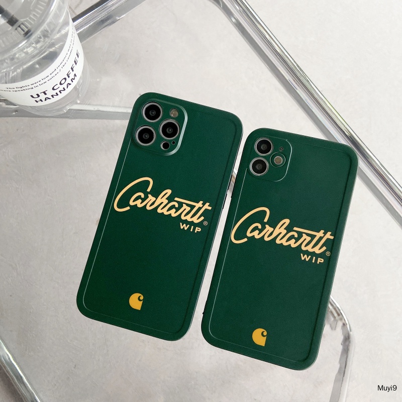 Ốp Điện Thoại Mềm In Logo Carhartt Đơn Giản Sáng Tạo Thời Trang Cho IPhone13promax 14ProMax 12Promax 12Promax 12 11Promax 14Plus Xs MAX XR