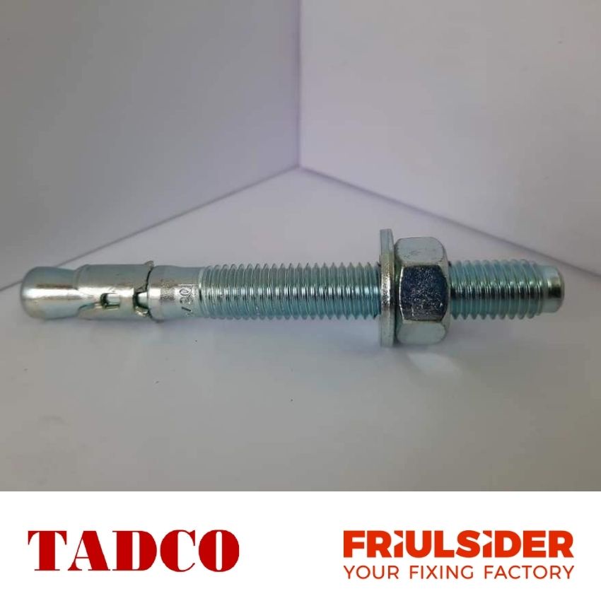 Bulong tắc kê nở sắt mạ kẽm Ý cao cấp - FM753 Friluisider - tắc kê sắt thép chịu tải cao