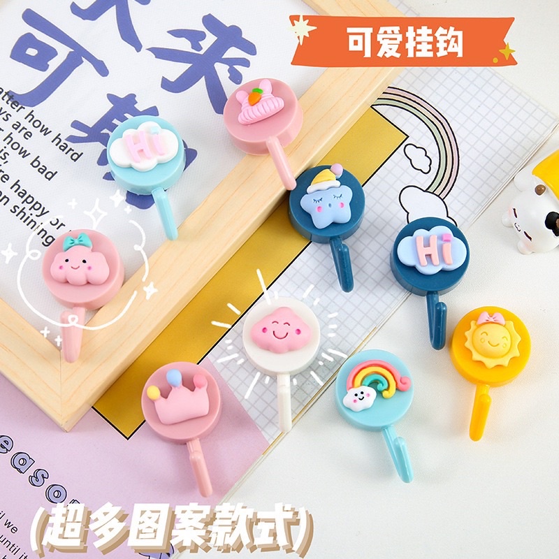 Móc Dán Tường Gắn Icon Siêu Cute, Siêu Chắc